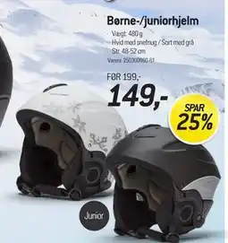 Thansen Børne-/juniorhjelm tilbud