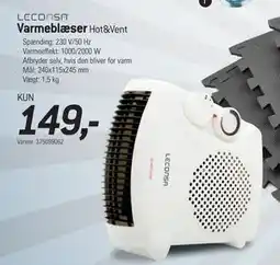 Thansen Varmeblæser tilbud