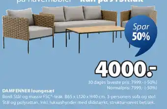 DAFNENNER loungesæt