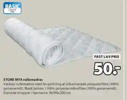 JYSK STORE MYA rullemadras tilbud