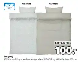 JYSK Sengesæt WENCHE / KARMEN tilbud