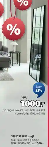 JYSK STUDSTRUP spejl tilbud