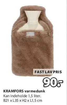 JYSK KRAMFORS varmedunk tilbud
