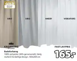 JYSK Badeforhæng tilbud