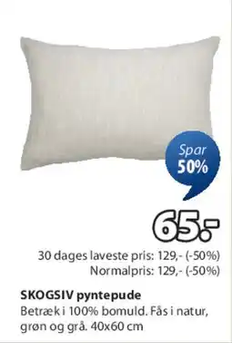JYSK SKOGSIV pyntepute tilbud