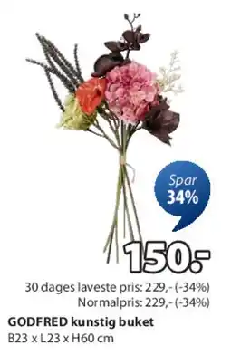 JYSK GODFRED kunstig buket tilbud