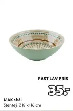 JYSK MAK skål tilbud