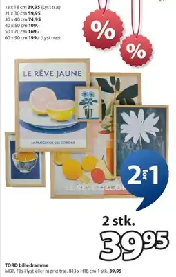 JYSK TORD billedramme (2 stk.) tilbud