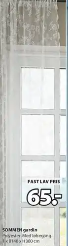 JYSK SOMMEN gardin tilbud