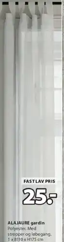 JYSK ALAJURE gardin tilbud