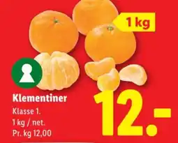 Lidl Klementiner tilbud