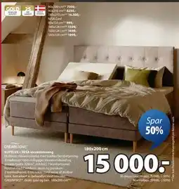 JYSK KUPELVA + RESA elevationsseng tilbud