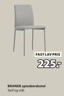 JYSK BRANDE spisebordsstol tilbud