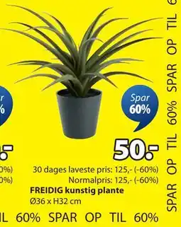 JYSK FREIDIG kunstig plante tilbud