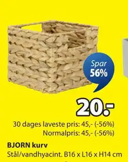 JYSK BJORN kurv tilbud