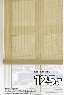 JYSK BYRE rullegardin tilbud