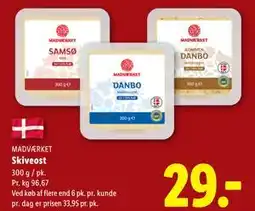 Lidl Skiveost tilbud