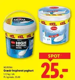 Lidl Græsk-inspireret yoghurt tilbud