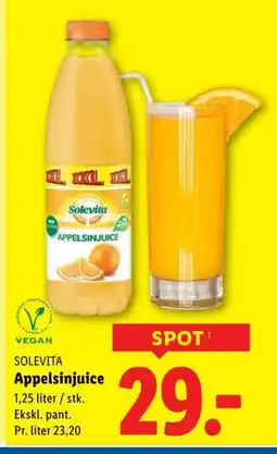 Lidl Appelsinjuice tilbud