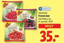 Lidl Frosne bær tilbud