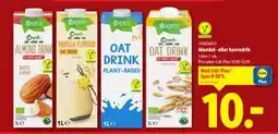 Lidl Mandel- eller havredrik, App-pris tilbud