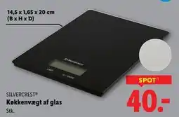 Lidl Køkkenvægt af glas tilbud