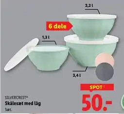 Lidl Skålesæt med låg tilbud