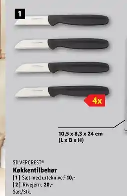 Lidl Sæt med urteknive tilbud