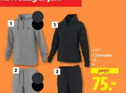 Lidl [ 1 ] Sweatjakke tilbud