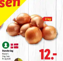 Lidl Danske løg tilbud