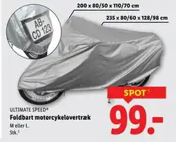 Lidl Foldbart motorcykelovertræk tilbud
