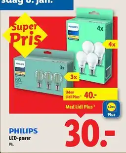 Lidl LED-pærer tilbud