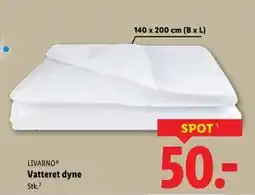 Lidl Vatteret dyne tilbud
