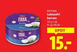 Lidl Laktosefri burrata tilbud