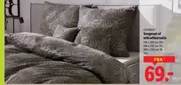 Lidl Sengesæt af mikrofibersatin tilbud