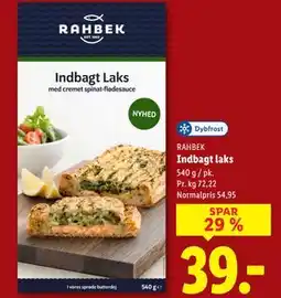 Lidl Indbagt laks tilbud
