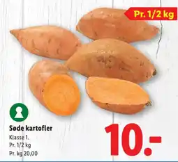 Lidl Søde kartofler tilbud