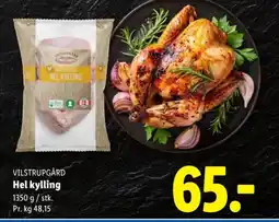 Lidl VILSTRUPGÅRD Hel kylling tilbud
