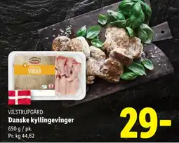 Lidl VILSTRUPGÅRD Danske kyllingevinger tilbud