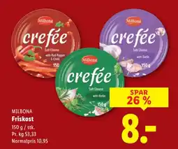 Lidl MILBONA Friskost tilbud