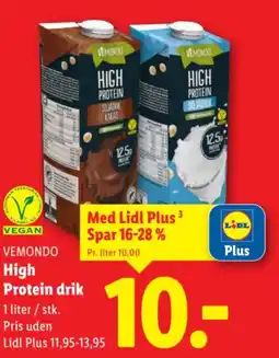 Lidl VEMONDO High Protein drik tilbud