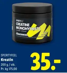 Lidl SPORTYFEEL Kreatin tilbud