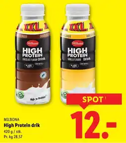 Lidl MILBONA High Protein drik tilbud