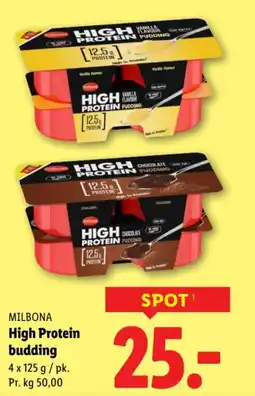 Lidl MILBONA High Protein budding tilbud