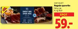 Lidl CHEF SELECT Røgede spareribs tilbud