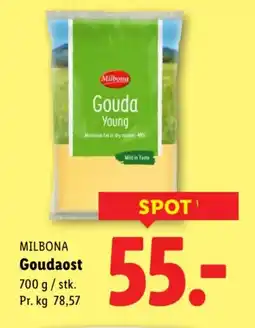 Lidl MILBONA Goudaost tilbud