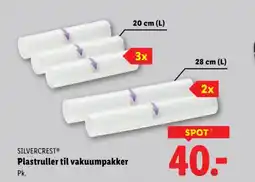 Lidl SILVERCREST® Plastruller til vakuumpakker tilbud