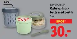 Lidl SILVERCREST® Opbevarings- bøtte med bestik tilbud