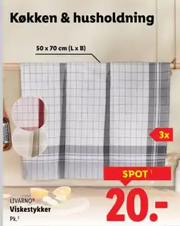 Lidl LIVARNO® Viskestykker tilbud