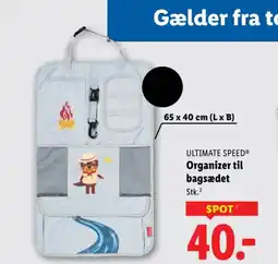 Lidl ULTIMATE SPEED® Organizer til bagsædet tilbud